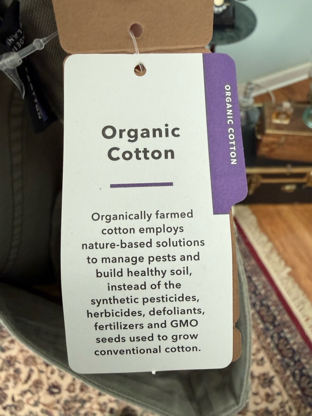 🌿 Patagonia Organic Cotton Stand Up Skirt Shale Tan Mini Utility Size 14 NWT - Picture 10 of 11